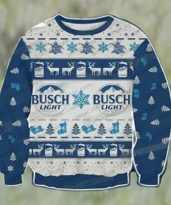 Busch Light Snow Christmas Ugly Sweater Gift For Lover