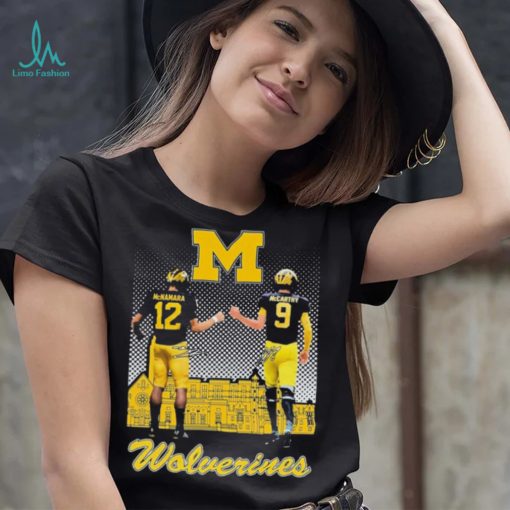 Cade Mcnamara And J.J. Mccarthy Michigan Wolverines College Signatures Shirt