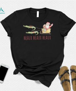 Cajun santa alligator heaux heaux heaux christmas xmas sweatshirt