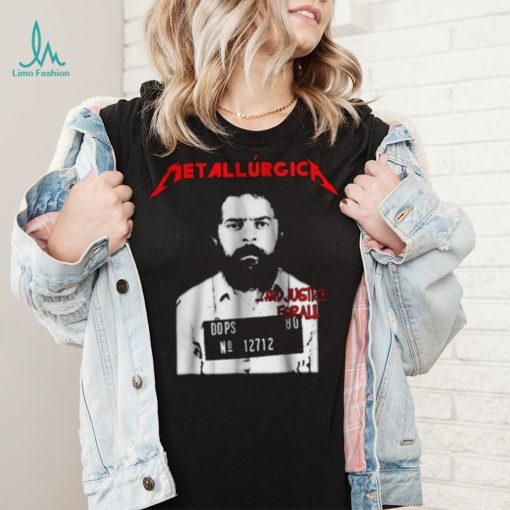 Camiseta Metalúrgica Lula Livre Metallica Justice Lula T Shirt