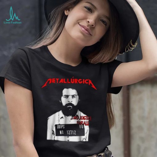 Camiseta Metalúrgica Lula Livre Metallica Justice Lula T Shirt