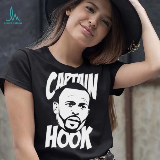 Captain Hook Roy Jones Jr White Text Shirt