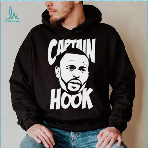 Captain Hook Roy Jones Jr White Text Shirt