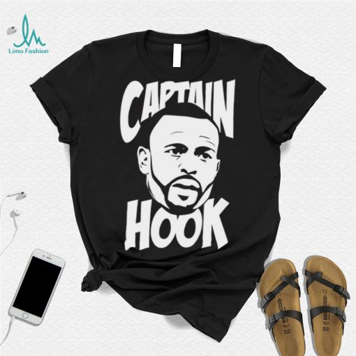 Captain Hook Roy Jones Jr White Text Shirt