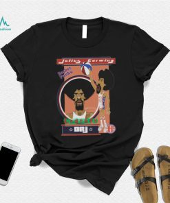 Cartoon Design Dr J Julius Erving Basketball shirt