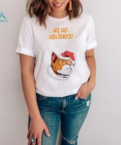 Cat Christmas Ho Ho Holidays art shirt