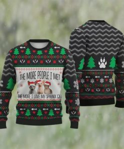 Cat Christmas Sweater Sphynx Cat The More People I Met Ugly Christmas Sweater Christmas