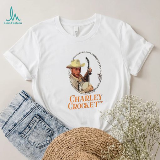 Charley Crockett Charley Crockett Banjo playing guitar shirt