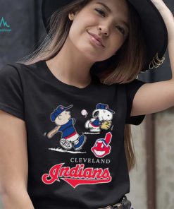 Charlie Brown Snoopy Cleveland Indians Shirt