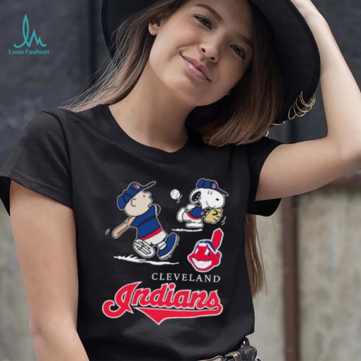 Charlie Brown Snoopy Cleveland Indians Shirt