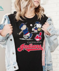 Charlie Brown Snoopy Cleveland Indians Shirt