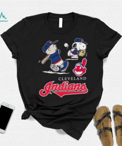 Charlie Brown Snoopy Cleveland Indians Shirt