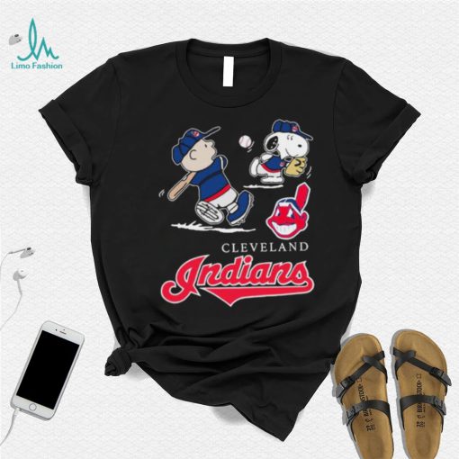 Charlie Brown Snoopy Cleveland Indians Shirt