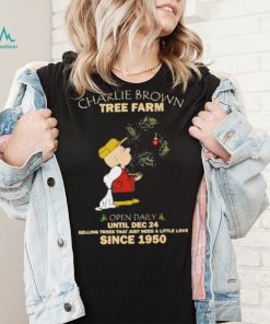 Charlie Brown Tree Farm Brown And Snoopy Since 1950 Shirt