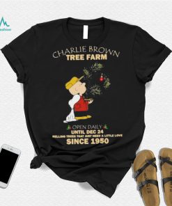 Charlie Brown Tree Farm Brown And Snoopy Since 1950 Shirt