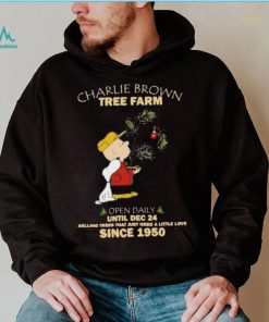 Charlie Brown Tree Farm Brown And Snoopy Since 1950 Shirt