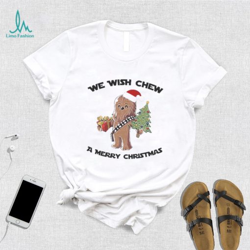 Chewbacca We Wish Chew A Merry Christmas Shirt