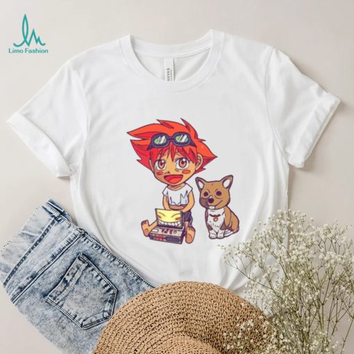 Chibi Design Cowboy Bebop Ed And Ein Sketch shirt