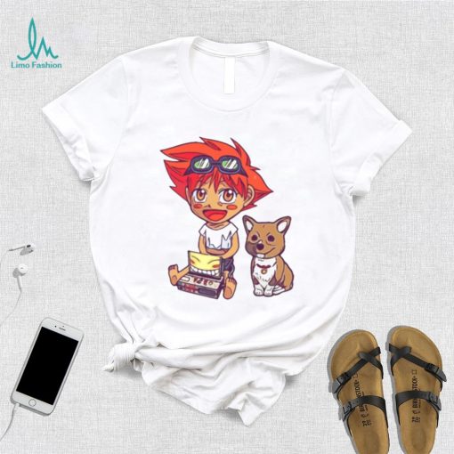 Chibi Design Cowboy Bebop Ed And Ein Sketch shirt