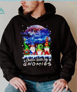 Chillin’ With My Gnomes Lights Moon Merry Christmas Shirt