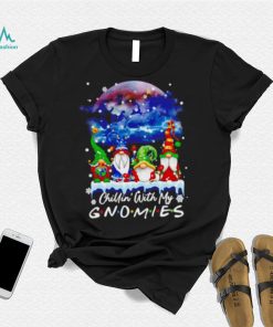 Chillin’ With My Gnomes Lights Moon Merry Christmas Shirt