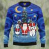 Cat Christmas Sweater, Siamese Cat Reindeer Ugly Christmas Sweater 3D For Xmas