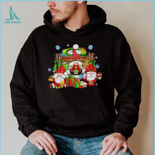 Christmas Gnome Truck Happy New Year 2022 shirt