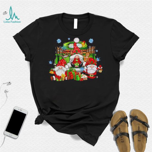 Christmas Gnome Truck Happy New Year 2022 shirt