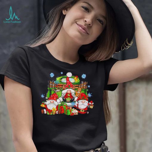 Christmas Gnome Truck Happy New Year 2022 shirt