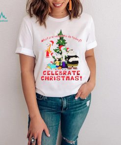 Christmas Group Celebrate Xmas Phineas And Ferb shirt