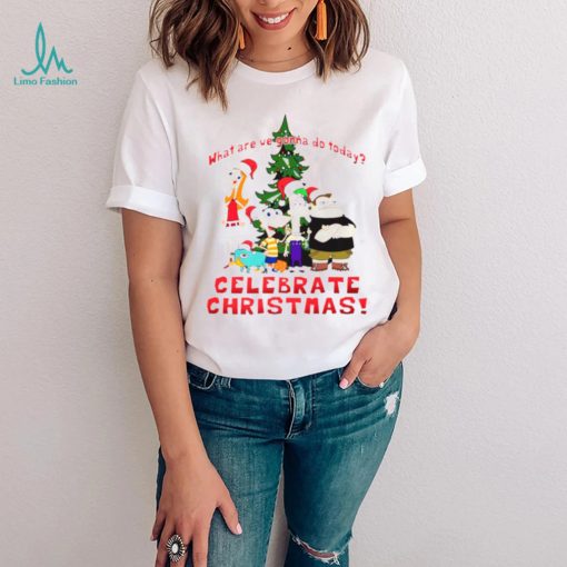 Christmas Group Celebrate Xmas Phineas And Ferb shirt