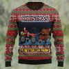 Wine Red Ugly Christmas Sweater, Im Deaming of a White Christmas but RED will do