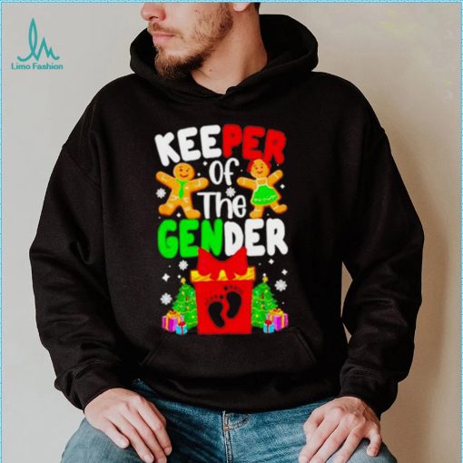 Christmas Keeper Of The Gender Reveal Baby Shirt