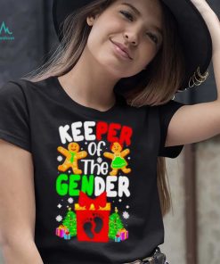 Christmas Keeper Of The Gender Reveal Baby Shirt