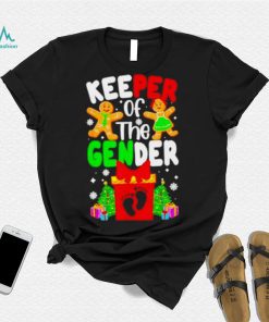 Christmas Keeper Of The Gender Reveal Baby Shirt