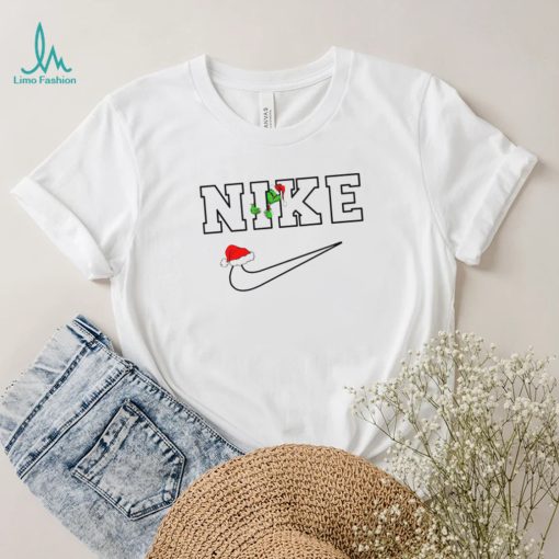 Christmas Nike T Shirt Nike Santa Grinch Believe Christmas
