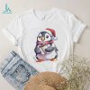 Christmas Penguin Holding A Present shirt
