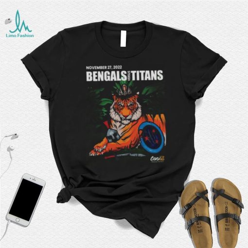 Cincinnati Bengals Versus Tennessee Titans November 27 2022 Shirt