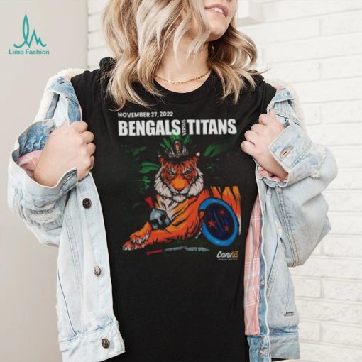Cincinnati Bengals Versus Tennessee Titans November 27 2022 Shirt