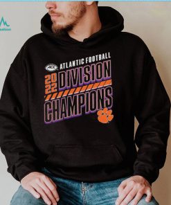 Clemson Tigers 2022 ACC Atlantic Division Football Champions Slanted Knockout T Shirt