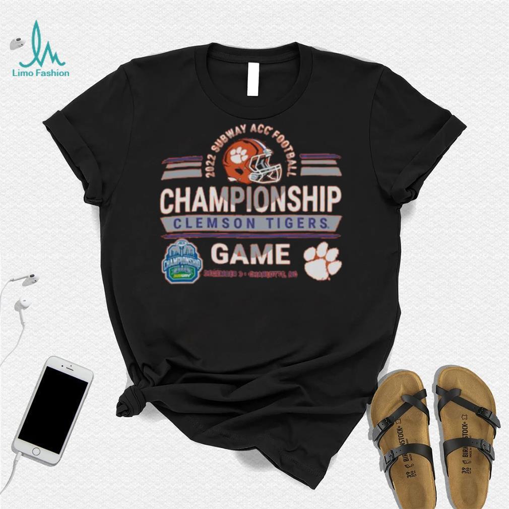 Clemson Tigers Subway Atlantic Coast Conference Football Championship Game 2022 Shirt Clemson Tigers Subway Atlantic Coast Conference Football Championship Game 2022 Shirt