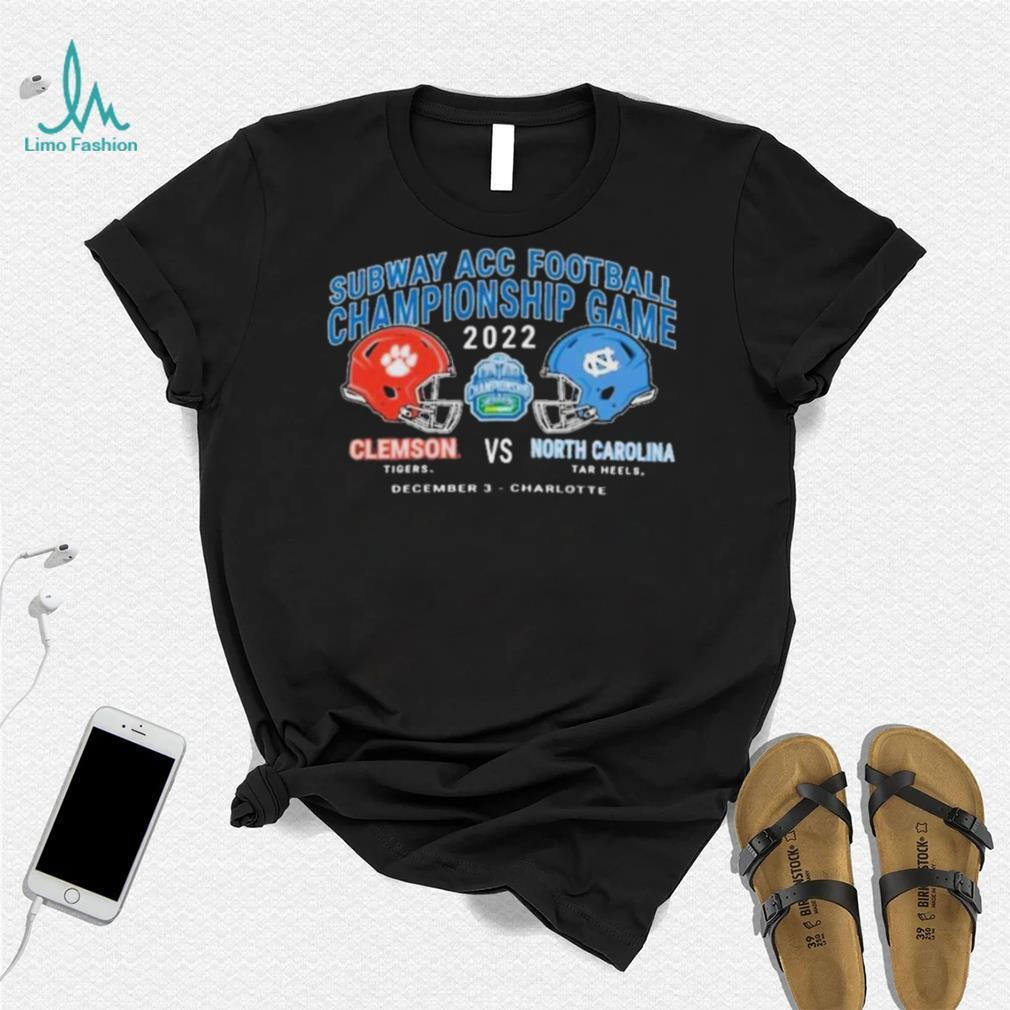 Clemson Tigers Vs North Carolina Tar Heels 2022 Subway Atlantic Coast Conference Football Championship Shirt Clemson Tigers Vs North Carolina Tar Heels 2022 Subway Atlantic Coast Conference Football Championship Shirt