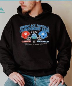 Clemson Tigers Vs North Carolina Tar Heels 2022 Subway Atlantic Coast Conference Football Championship Shirt