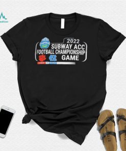 Clemson Vs North Carolina 2022 ACC Football Championship Matchup Shirt