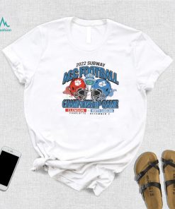 Clemson Vs North Carolina 2022 Subway ACC Football Championship Game Vintage Helmet Shirt