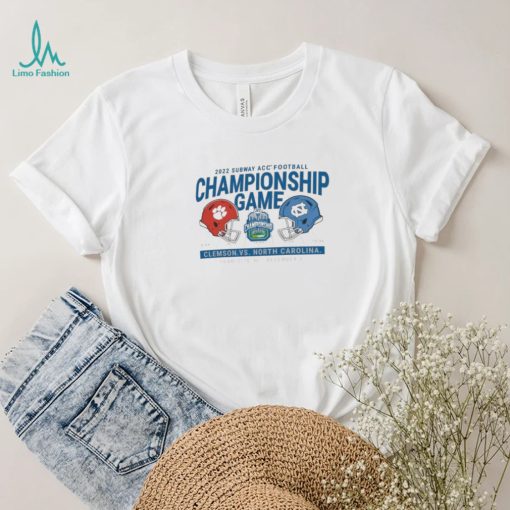 Clemson Vs North Carolina Subway ACC Football Championship Game Charlotte December 3, 2022 Shirt