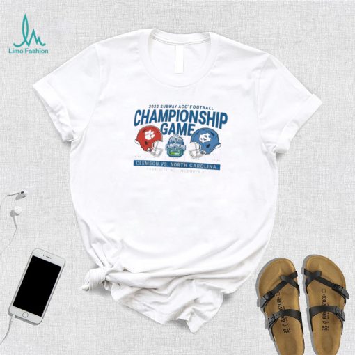 Clemson Vs North Carolina Subway ACC Football Championship Game Charlotte December 3, 2022 Shirt