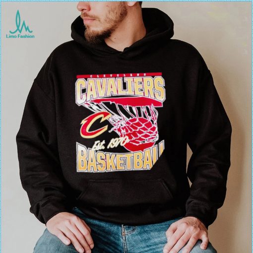 Cleveland Cavaliers Basketball 1970 retro logo shirt