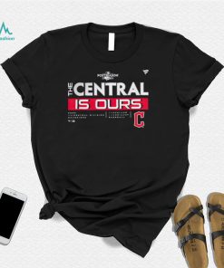 Cleveland Guardians 2022 AL Central Division Champions Locker Room The Central is ours shirt