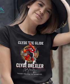 Clyde Drexler The Glide Basketball Vintage Retro shirt